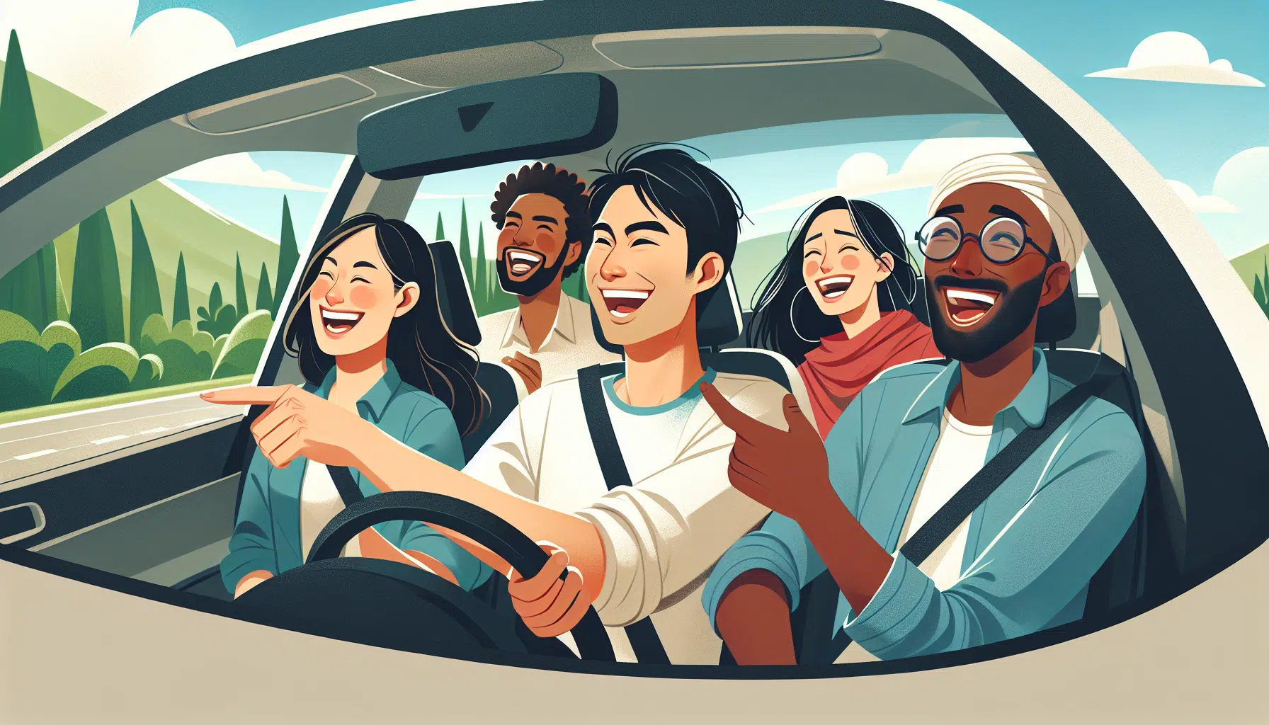 discover the benefits of carpooling and save money, reduce environmental impact and meet new people.