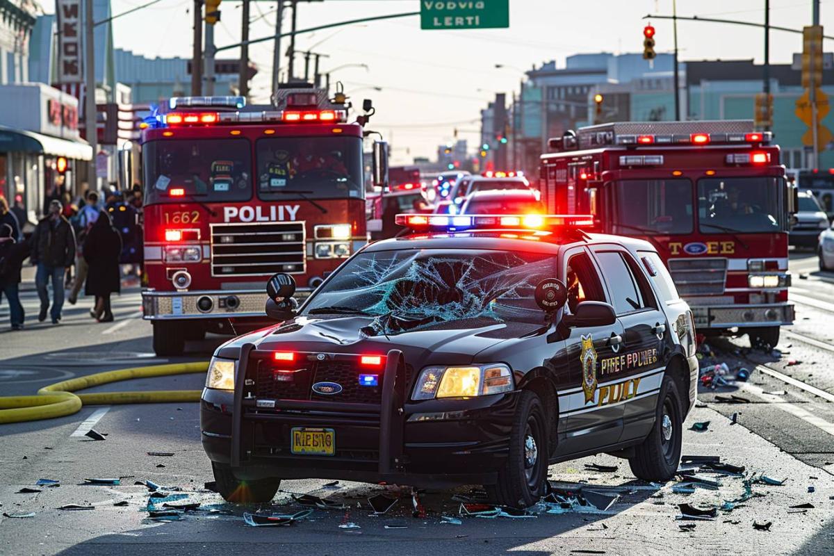 Vehículos oficiales de Atlantic City involucrados en grave accidente de tránsito