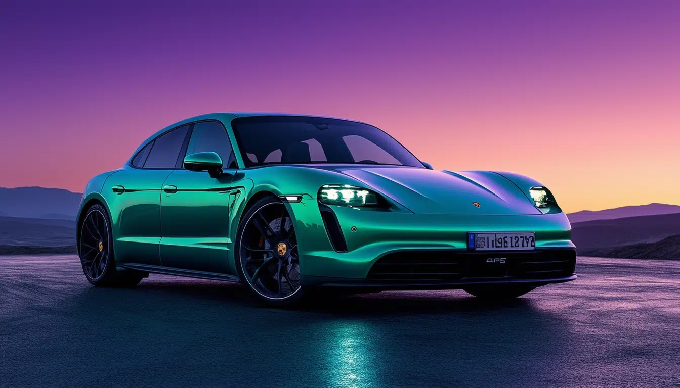 porsche taycan turbo s celestial jade: explorando nuevas fronteras de la exclusividad