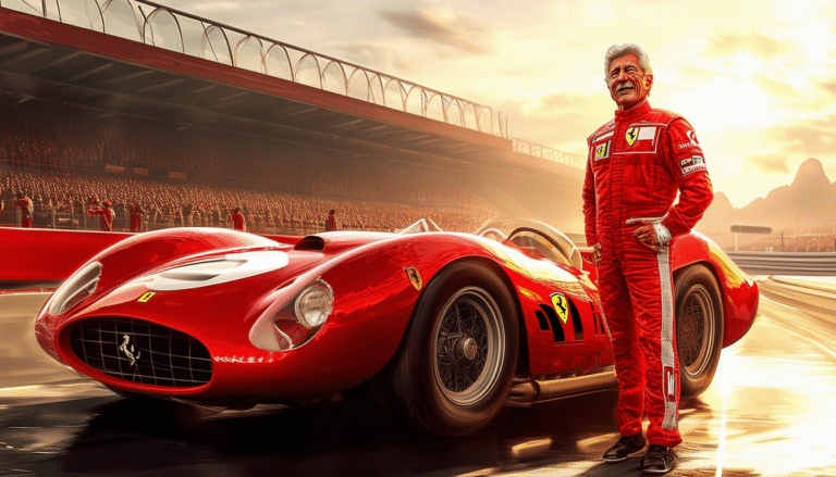 descubre la pasión de mario andretti por ferrari y su prometedora visión para un 2025 espectacular en el mundo del automovilismo. un viaje lleno de emociones y expectativas que no te querrás perder.